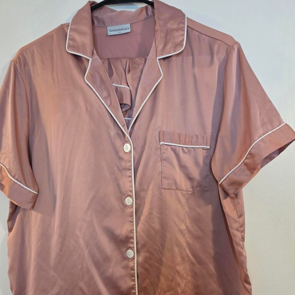 Unbranded Women's Pink and Brown Pajamas